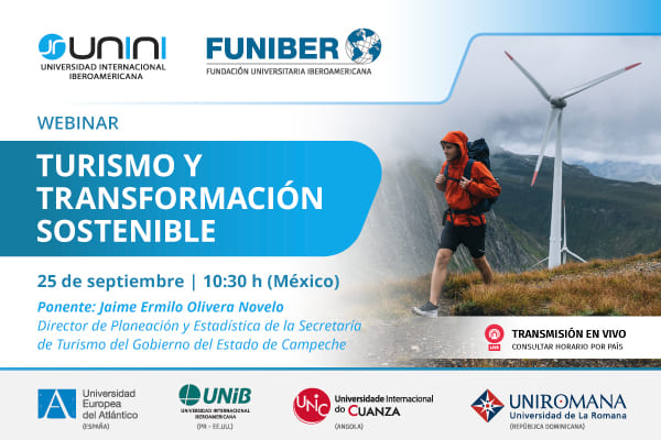 UNINI México y FUNIBER organizan el webinar «Turismo y transformación sostenible»